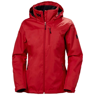 Couches Intermédiaires Helly Hansen W Crew Encapuchonné Couche Intermédiaire Femme Rouge | 8215-RMBVQ