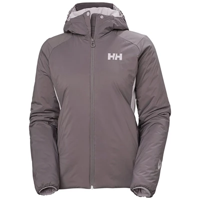 Couches Intermédiaires Helly Hansen W Odin Stretch Encapuchonné Femme Grise | 3154-WTESX