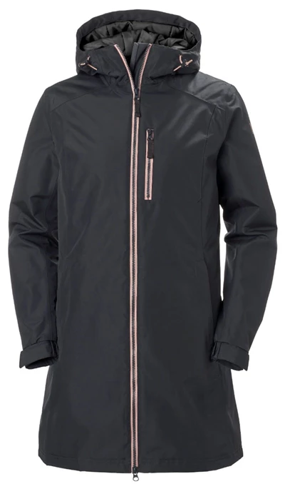 Manteaux De Pluie Helly Hansen W Long Belfast D'hiver Femme Grise | 8407-IFJST