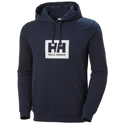 Sweats Helly Hansen Hh Boxhooded Homme Bleu Marine | 9824-GVJUH