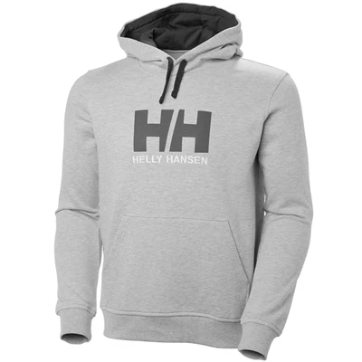 Sweats Helly Hansen Hh Logo Encapuchonné Homme Grise | 5178-FEPID