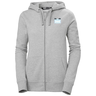 Sweats Helly Hansen W Nord Graphic Fzhooded Femme Grise | 3126-ERAPZ