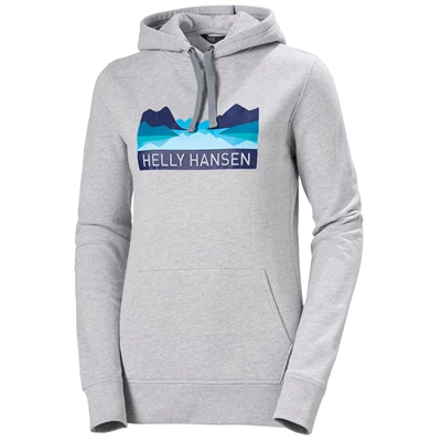 Sweats Helly Hansen W Nord Graphic Pullover Encapuchonné Femme Grise | 5143-GWDCI