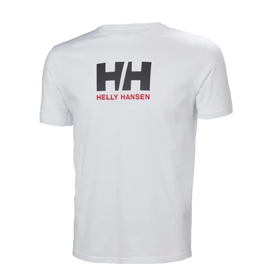 T Chemises Helly Hansen Hh Logo Homme Blanche | 2594-KNRGM