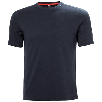 T Chemises Helly Hansen Lifa Merino Legere Homme Bleu Marine | 4570-WDFNL