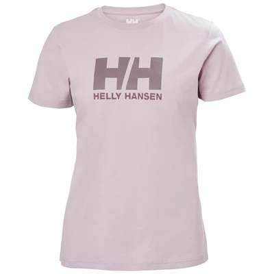 T Chemises Helly Hansen W Hh Logo Femme Violette Grise | 8042-AUOPW