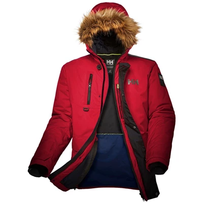 Vestes D'hiver Helly Hansen Svalbard Homme Rouge | 6215-VMLJA