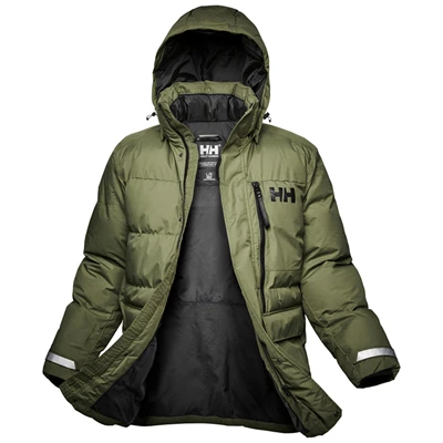 Vestes D'hiver Helly Hansen Tromsoe Homme Grise Vert | 9407-UJSEQ