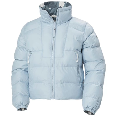 Vestes D'hiver Helly Hansen W Reversible Puffer Femme Grise Bleu | 9084-NKOVZ