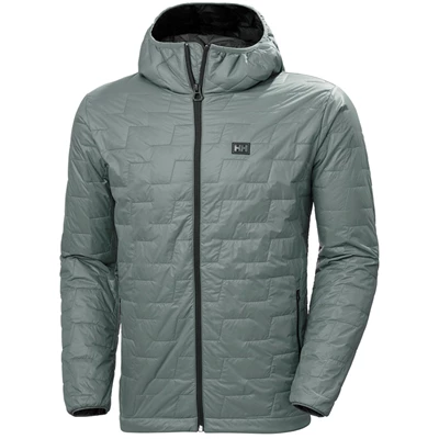 Vestes De Randonnée Helly Hansen Lifaloft Encapuchonné Homme Grise | 9073-QPOIM