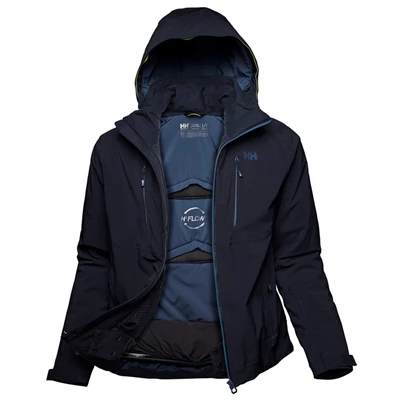 Vestes De Ski Helly Hansen Alpha 3.0 Homme Bleu Marine | 1380-XGRWC