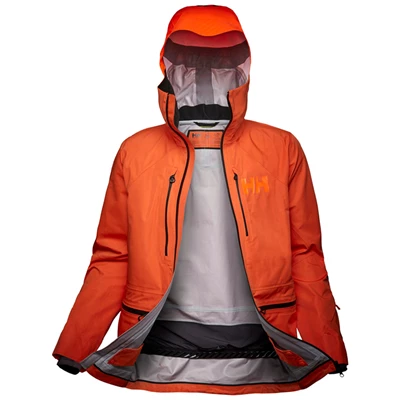 Vestes De Ski Helly Hansen Elevation Infinity 2.0 Homme Orange Grise | 2534-UHKWM