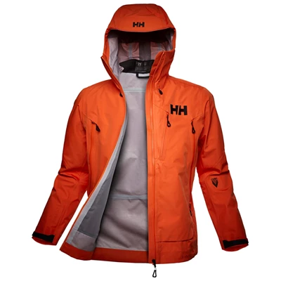 Vestes De Ski Helly Hansen Odin 9 Worlds Infinity Homme Orange Rouge | 7860-RDQTG