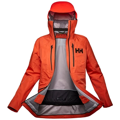 Vestes De Ski Helly Hansen W Elevation Infinity Jkt Femme Rouge Orange | 8164-AQFOW