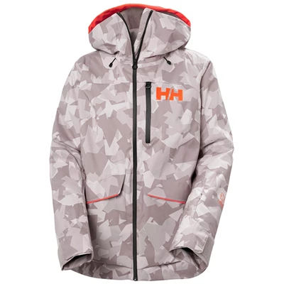 Vestes De Ski Helly Hansen W Powchaser Lifaloft Insulated Femme Grise | 9456-DQORF