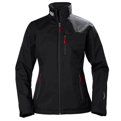 Vestes De Voile Helly Hansen W Crew Couche Intermédiaire Femme Noir | 9046-RVXZW