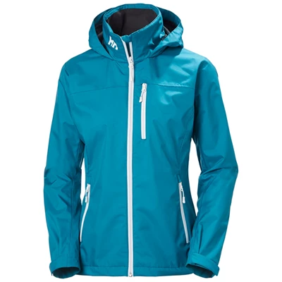 Vestes De Voile Helly Hansen W Crew Encapuchonné Femme Turquoise | 0359-INUTC