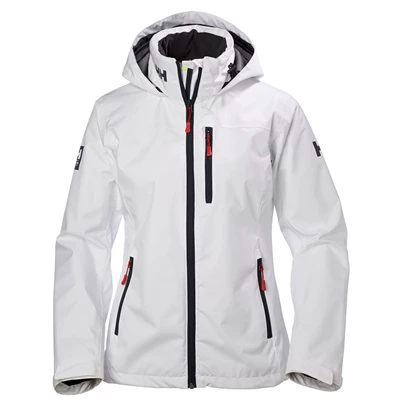 Vestes De Voile Helly Hansen W Crew Encapuchonné Femme Blanche | 7856-KYWPM