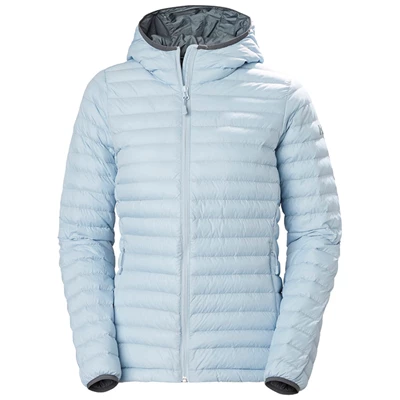 Vestes Isolées Helly Hansen W Sirdal Encapuchonné Jack Femme Bleu Grise | 7251-TOEHV