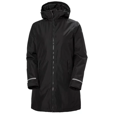 Vestes Parkas Helly Hansen W Lisburn Insulated Femme Noir | 0438-JDYEL