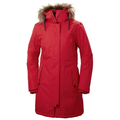 Vestes Parkas Helly Hansen W Mayen Femme Rouge | 9274-UYMRH