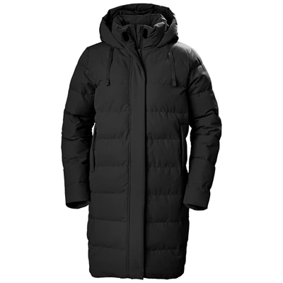 Vestes Parkas Helly Hansen W Mono Materiel Puffy Femme Noir | 1507-ZUDQI