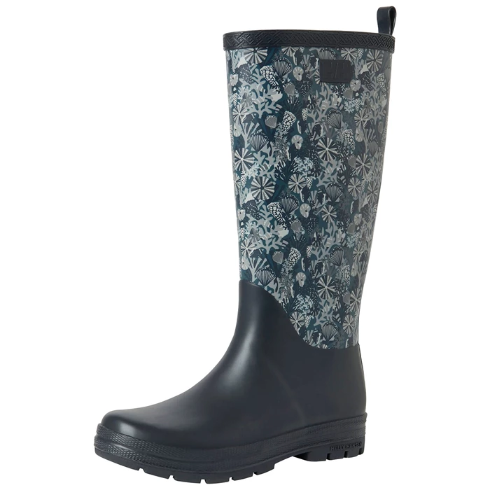 Bottes de Pluie Helly Hansen W Madeleine Print Femme Bleu Marine | 2465-ABHWU