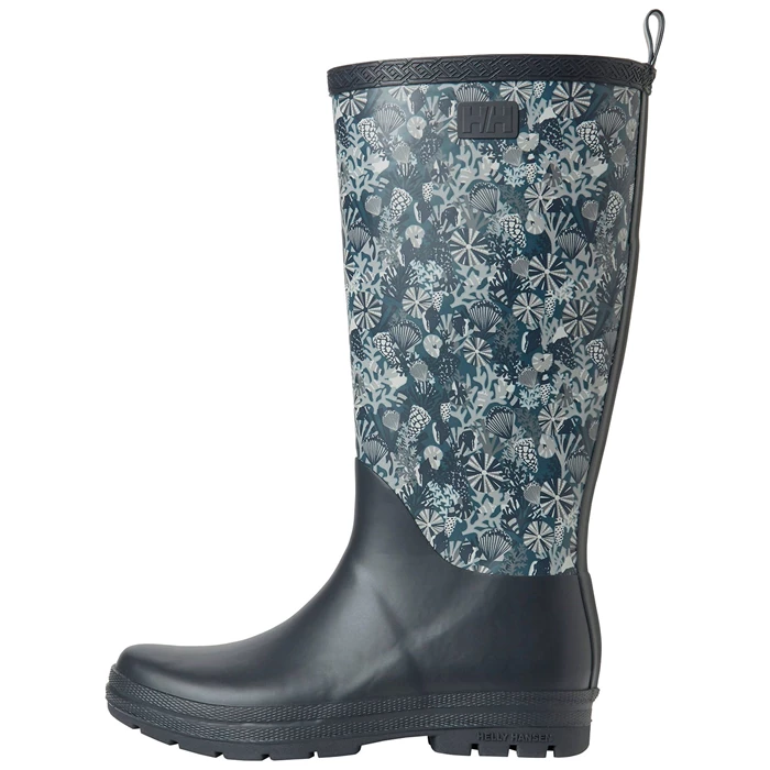 Bottes de Pluie Helly Hansen W Madeleine Print Femme Bleu Marine | 2465-ABHWU