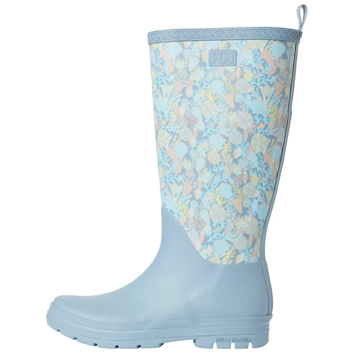 Bottes de Pluie Helly Hansen W Madeleine Print Femme Bleu | 8309-OQHPU