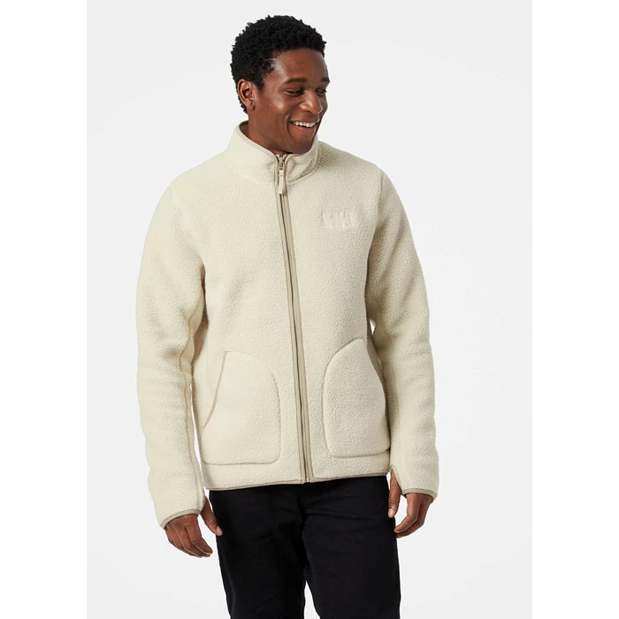 Chandails En Molleton Helly Hansen Panorama Pile Homme Grise Blanche | 6325-WDFQM