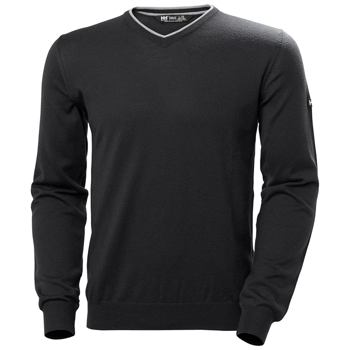 Chandails Helly Hansen Arctic Merino Homme Noir Grise | 1372-RNEPK