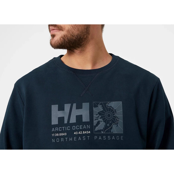 Chandails Helly Hansen Arctic Ocean Sweat Homme Bleu Marine | 9275-TJADG