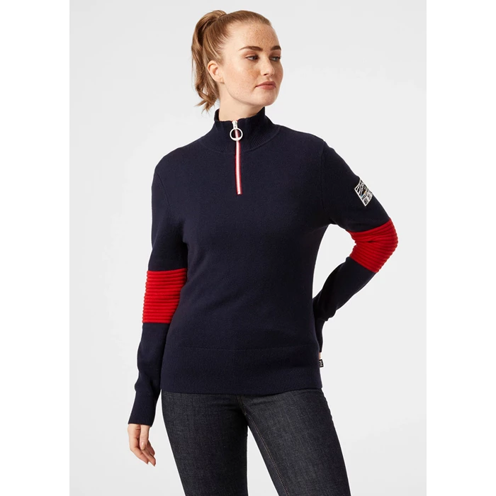 Chandails Helly Hansen W Celebration Knitted Femme Bleu Marine | 6028-FUTJK