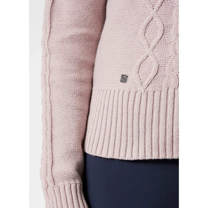 Chandails Helly Hansen W Siren Cable Knit Femme Grise | 2341-NIZYU