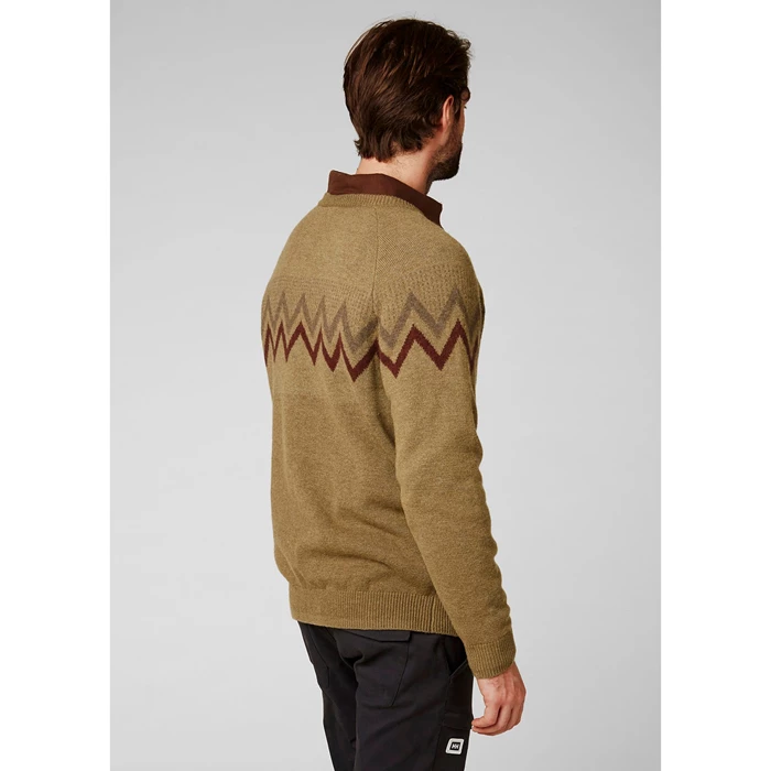 Chandails Helly Hansen Wool Knit Homme Marron | 8409-XDURF