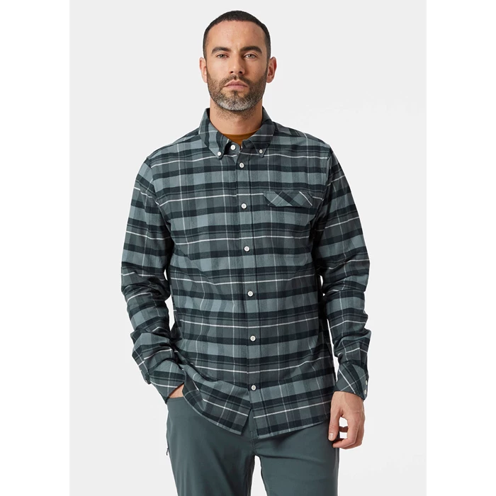 Chemises Helly Hansen Classiche Check Ls Homme Grise | 4029-FEQWR