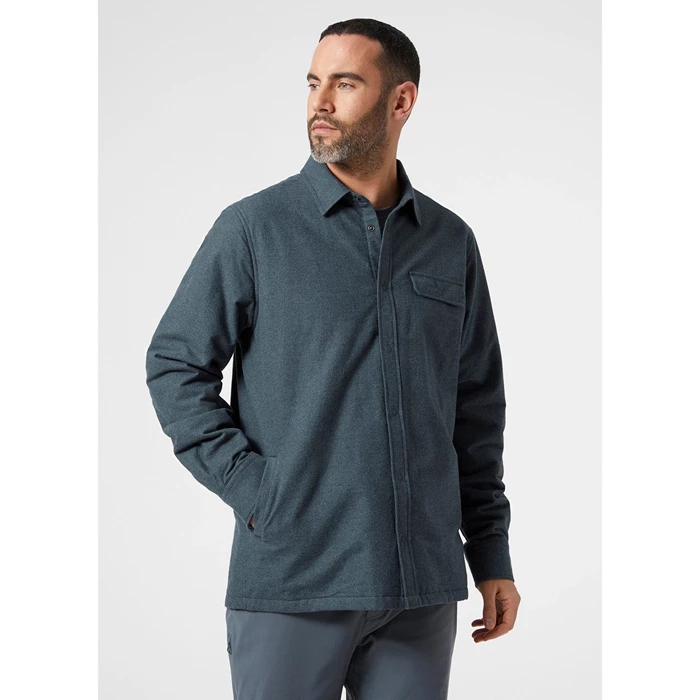 Chemises Helly Hansen Lifaloft Insulated Shacket Homme Grise | 7519-VFSLI