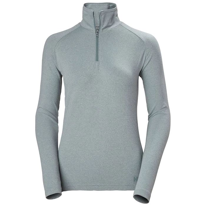 Couches Intermédiaires Actives Helly Hansen W Verglas 1/2 Zip Up Femme Grise | 6895-MNYIC