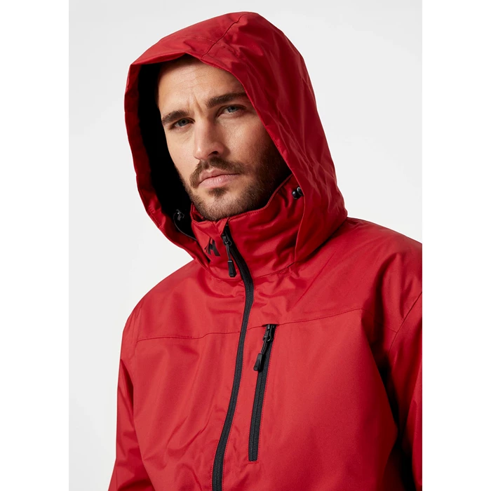 Couches Intermédiaires Helly Hansen Crew Encapuchonné Couche Intermédiaire Homme Rouge | 0417-HGZAK