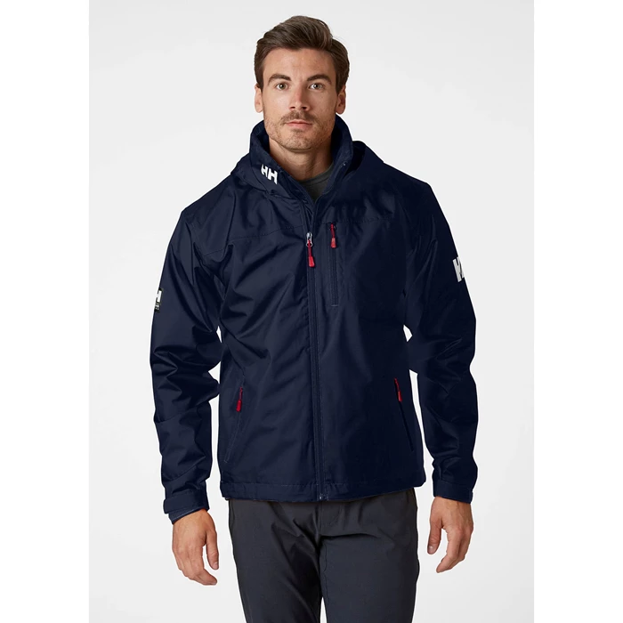 Couches Intermédiaires Helly Hansen Crew Encapuchonné Couche Intermédiaire Homme Bleu Marine | 0619-QPHWK