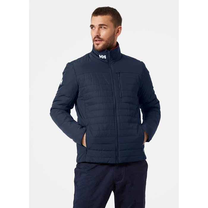 Couches Intermédiaires Helly Hansen Crew 2.0 Homme Bleu Marine | 4653-PXCOF