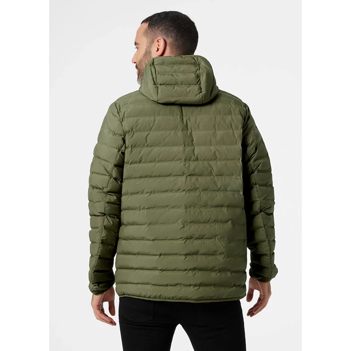 Couches Intermédiaires Helly Hansen Mono Materiel Encapuchonné Homme Vert | 4369-POKER