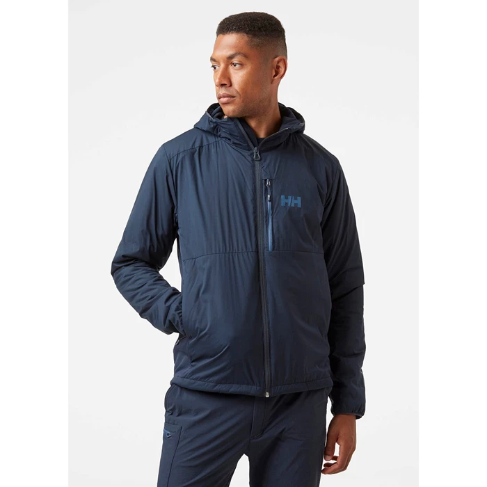 Couches Intermédiaires Helly Hansen Odin Stretch Encapuchonné Light Homme Bleu Marine | 3721-XEPTV