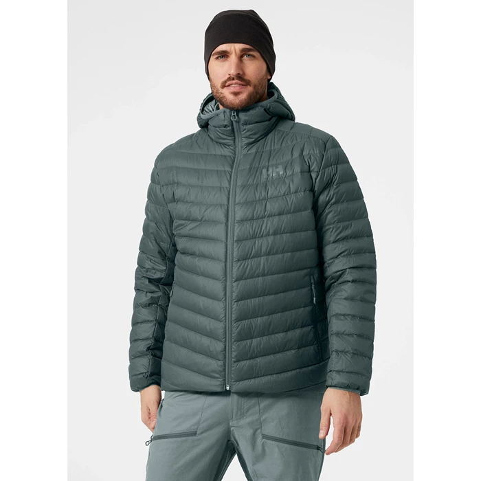 Couches Intermédiaires Helly Hansen Verglas Encapuchonné Homme Grise | 0129-PINOD