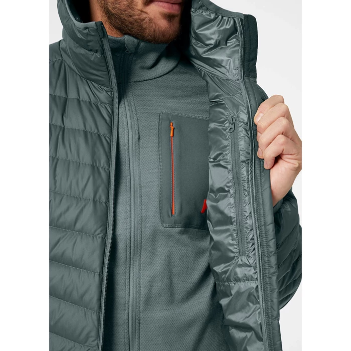 Couches Intermédiaires Helly Hansen Verglas Encapuchonné Homme Grise | 0129-PINOD