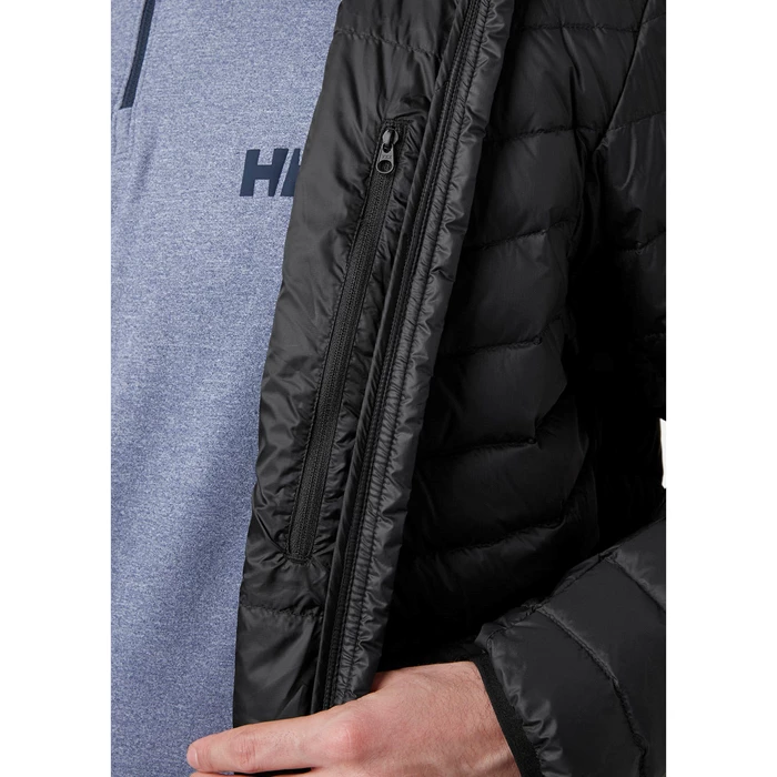 Couches Intermédiaires Helly Hansen Verglas Encapuchonné Homme Noir | 4568-QSKVO