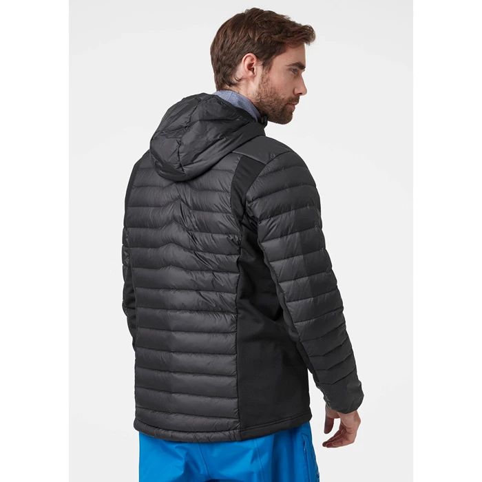 Couches Intermédiaires Helly Hansen Verglas Encapuchonné Hybrid Homme Noir | 8256-MIHFB