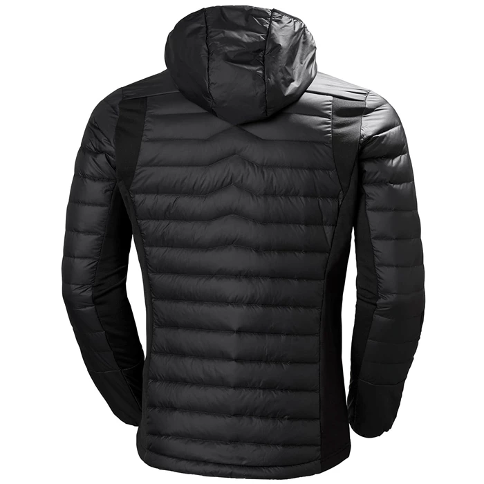 Couches Intermédiaires Helly Hansen Verglas Encapuchonné Hybrid Homme Noir | 8256-MIHFB