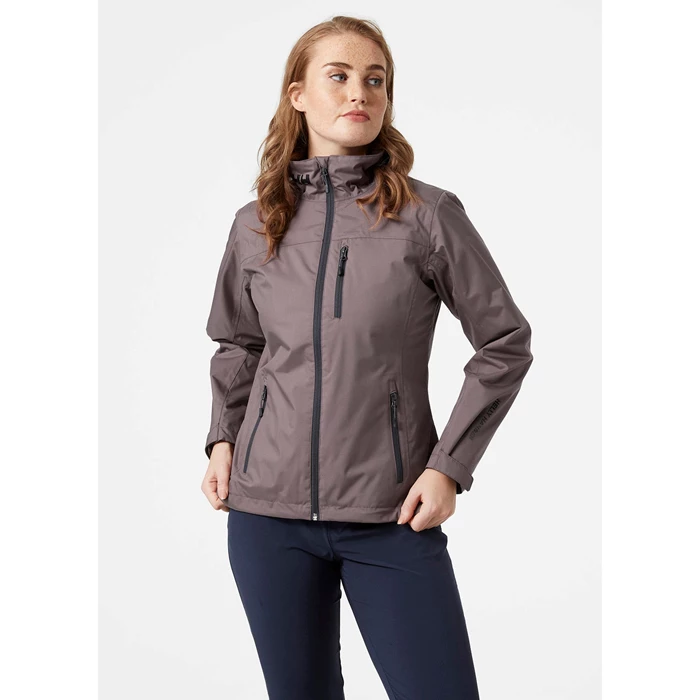 Couches Intermédiaires Helly Hansen W Crew Couche Intermédiaire Femme Grise | 0658-USNAP