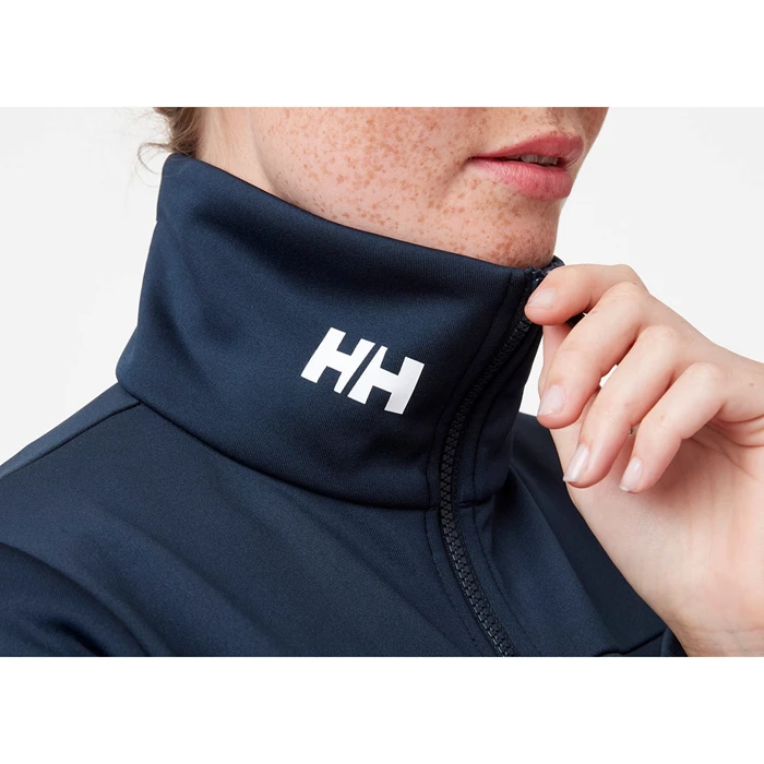 Couches Intermédiaires Helly Hansen W Crew Femme Bleu Marine | 2618-TLZIA